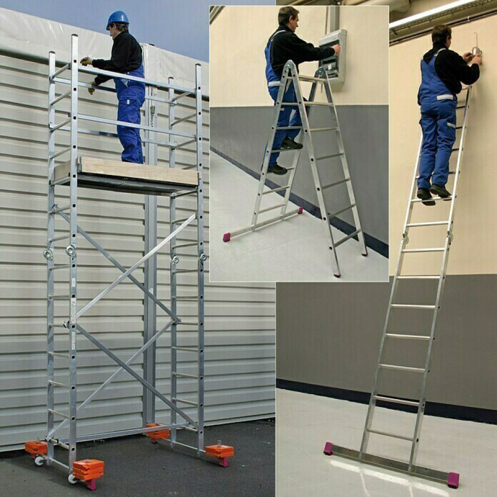 Rakennusteline Corda kokoontaittuva 4,85 m 2 x 7