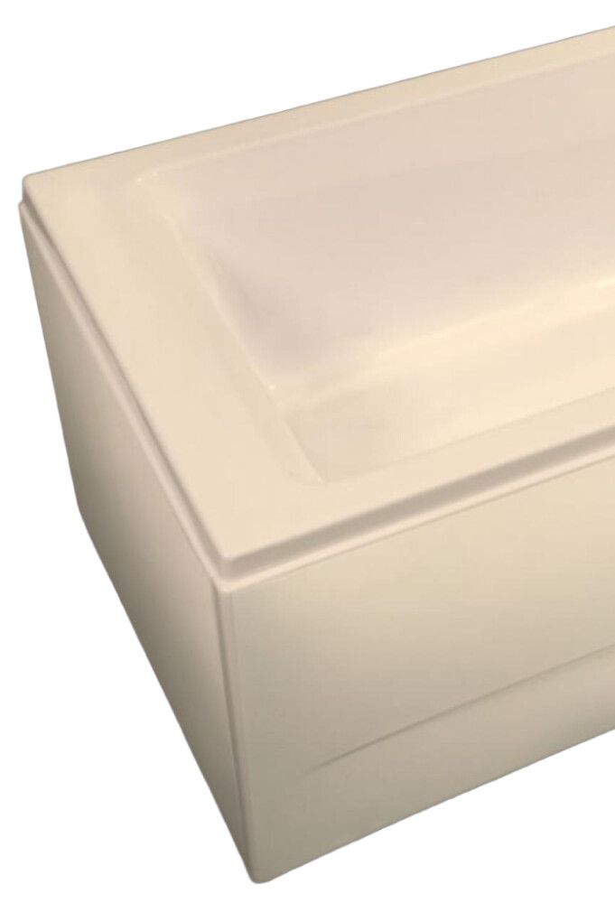 Päätypaneeli Camargue Skaraborg kiiltävä valkoinen 71 x 4 x 60 cm