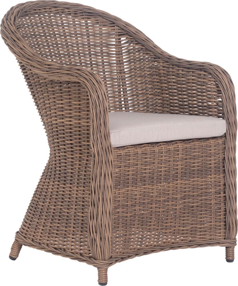 Nojatuoli Sunfun Nadja pehmusteella 2 kpl