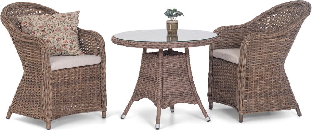 Nojatuoli Sunfun Nadja pehmusteella 2 kpl