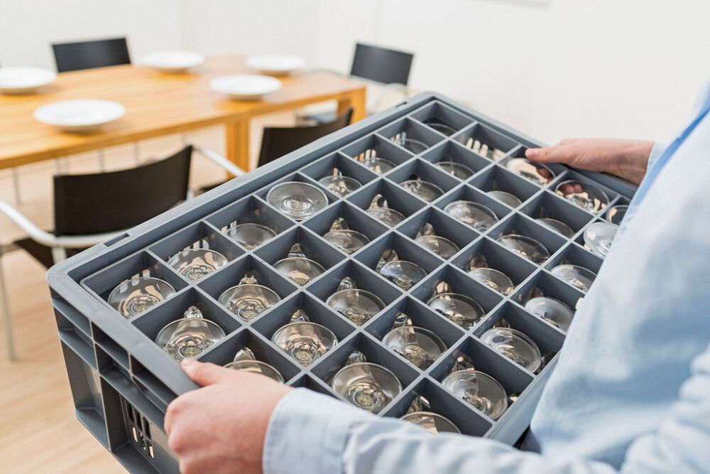 Jakaja BAUHAUS 40 kuljetuslaatikkoon