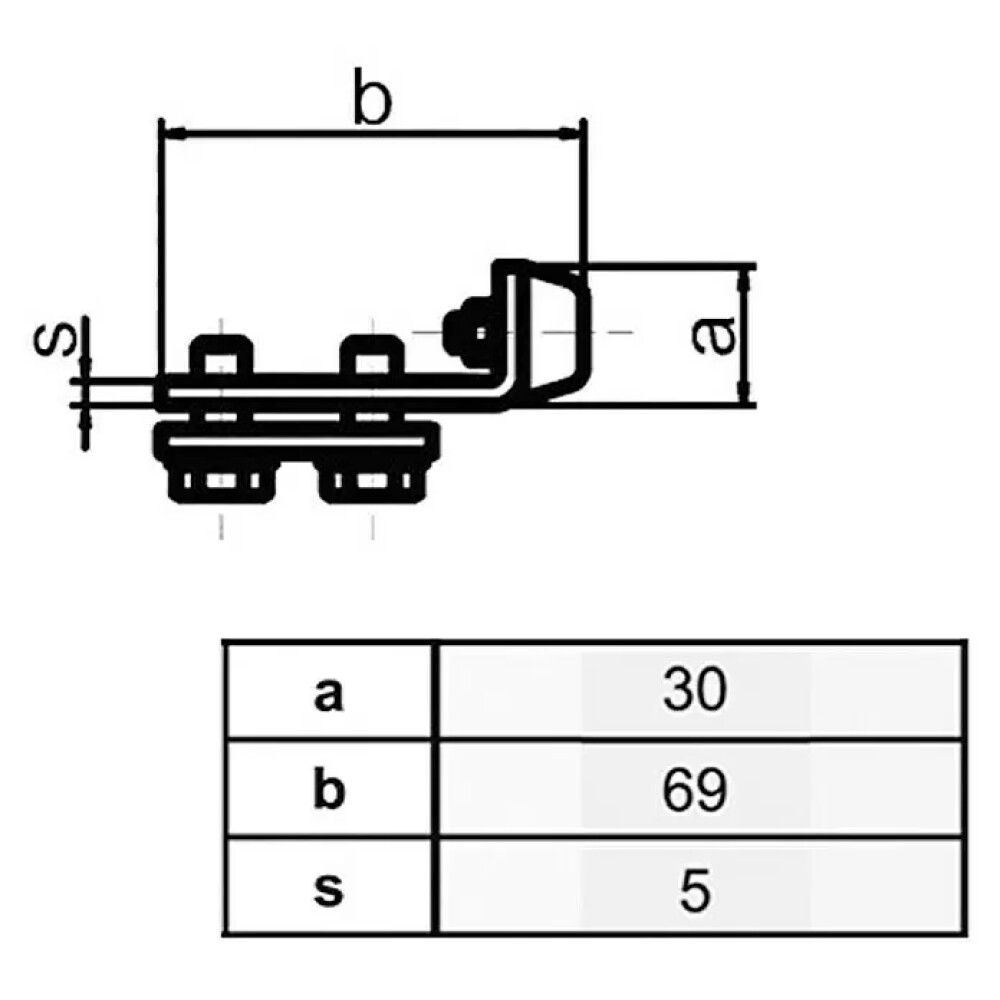 Ovenpysäytin HBS BETZ kiskotyypille 40