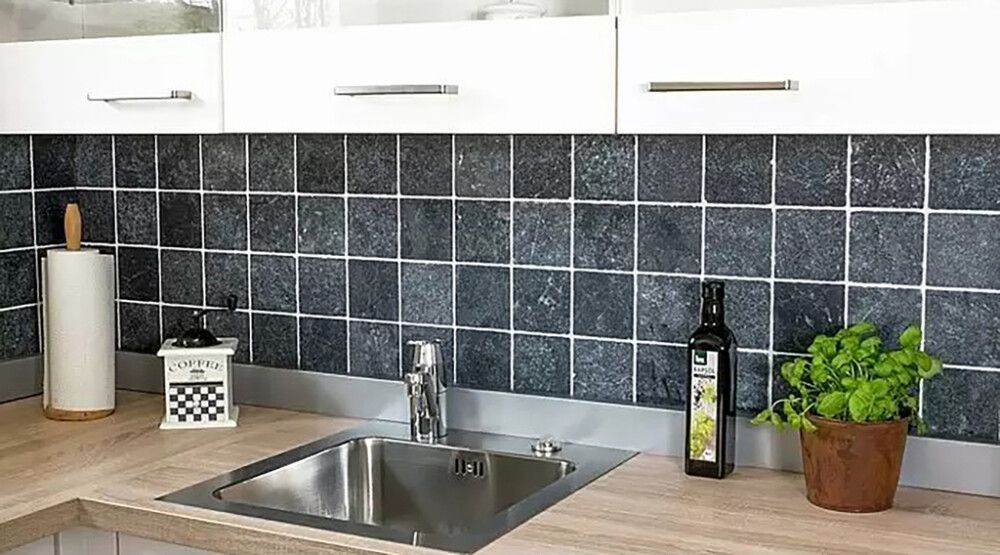 Antiikkimarmori Nero Musta 10 x 10 cm