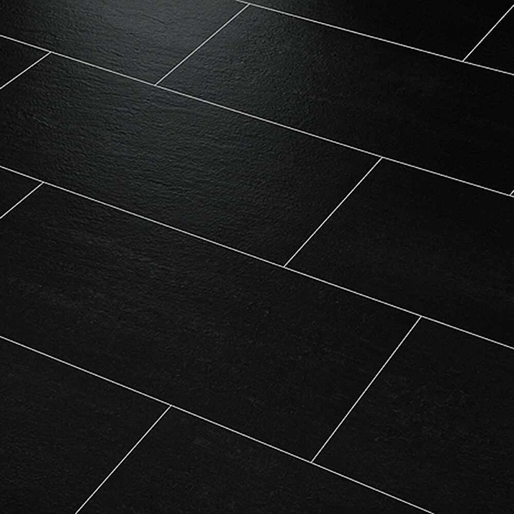 Lattialaatta Futura Rustic Musta 30 x 60 cm