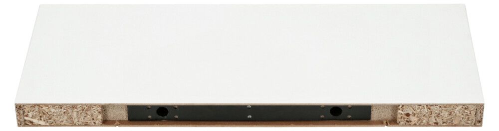 Seinähylly Regalux XL4 valkoinen 3,8 x 24 x 60 cm