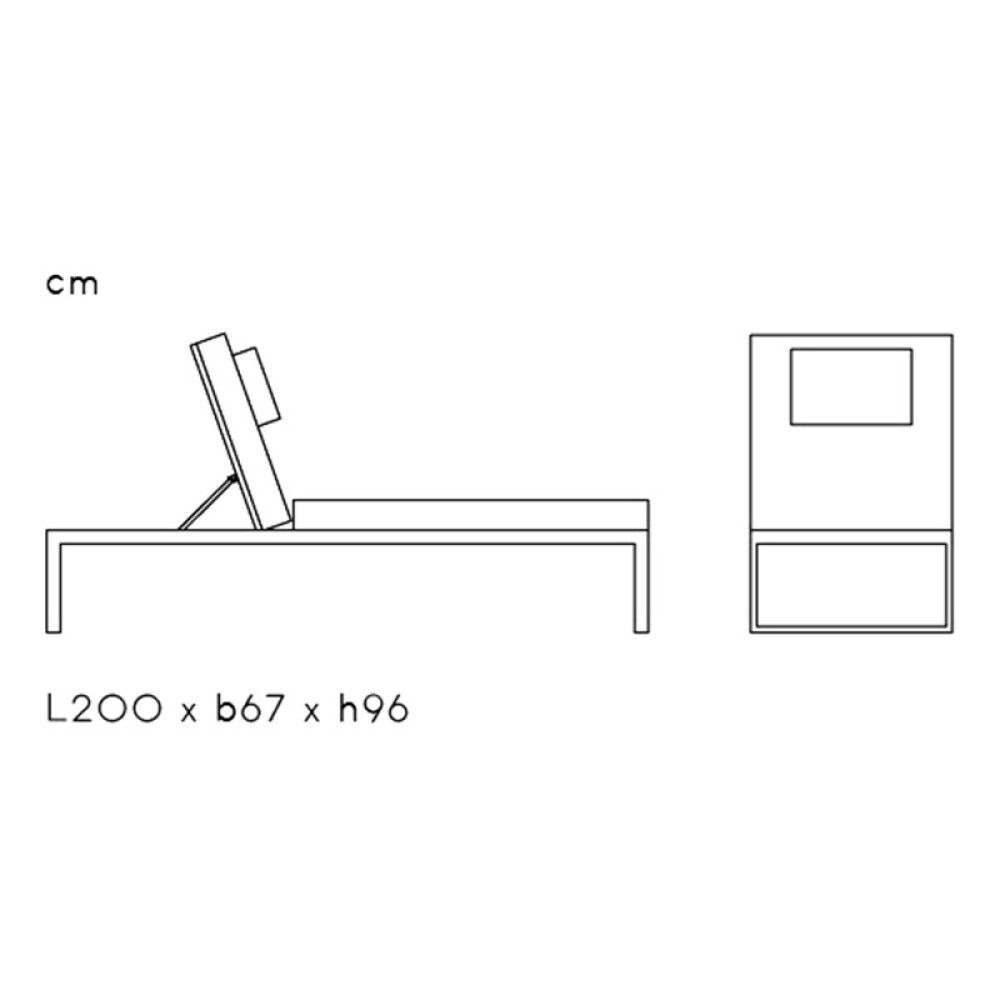 Aurinkotuoli Sensum Skepparholmen musta