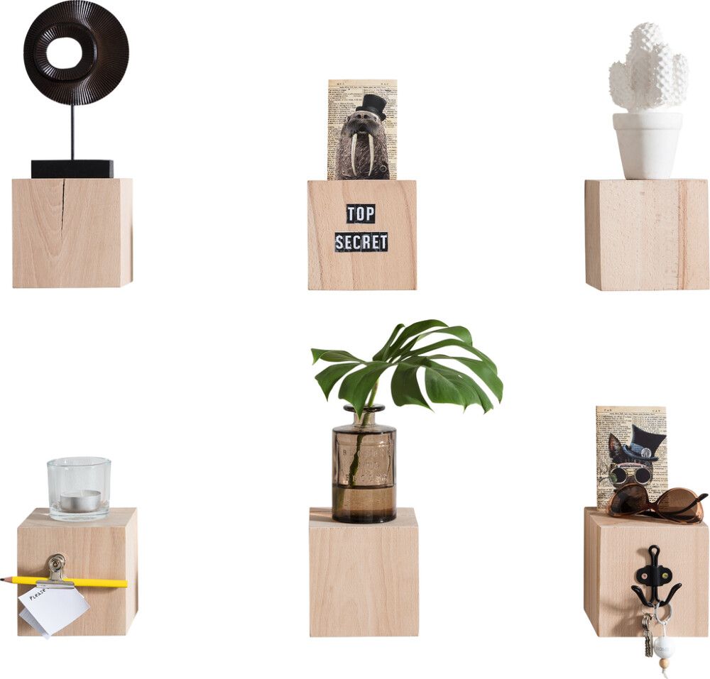 Massiivikuutio Pyökki 15 x 15 x 15 cm