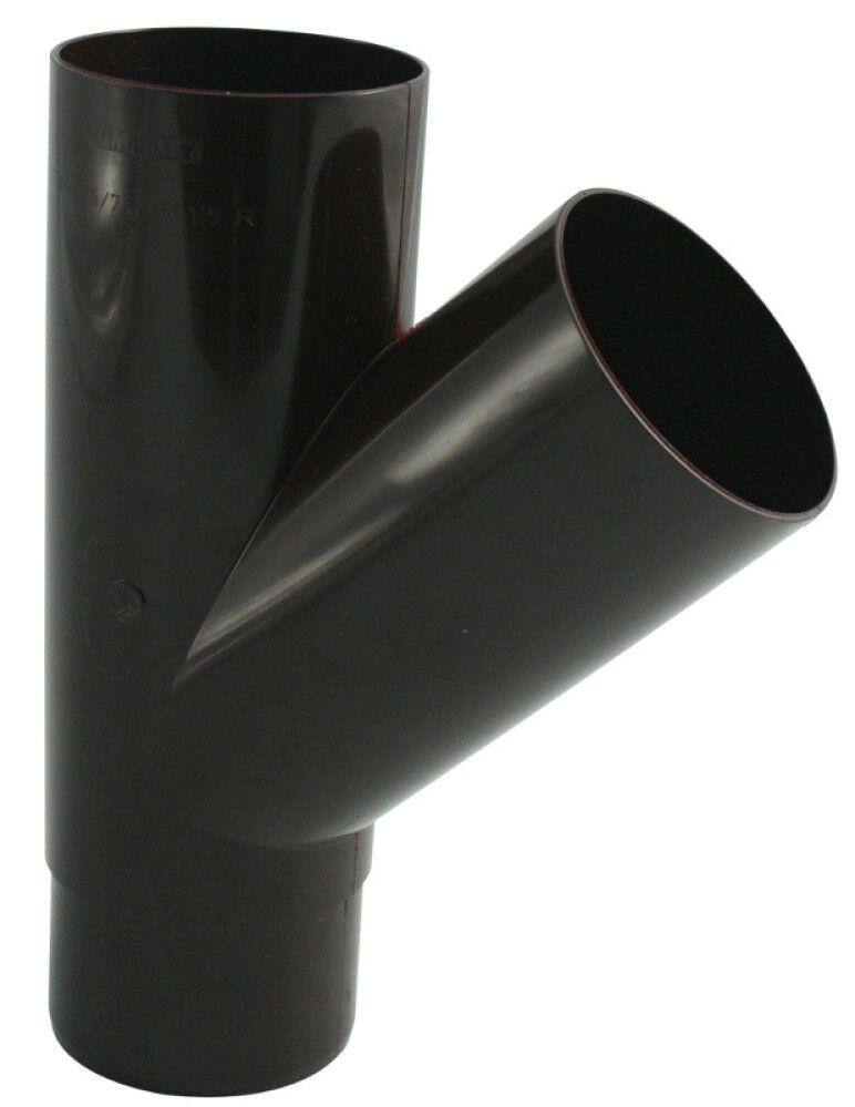 Haaraputki 45° Marley DN 75/75 ruskea