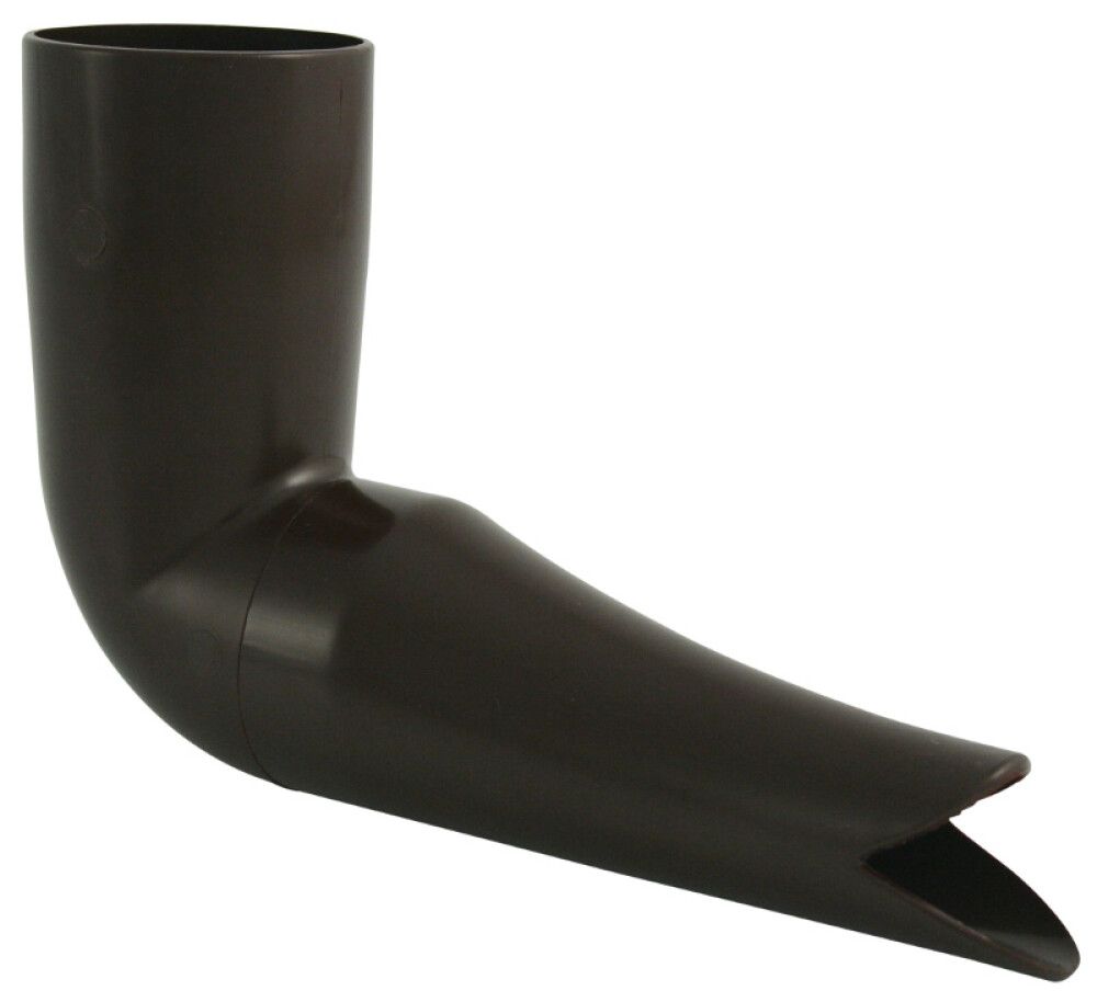 Veden ulosheittokappale Marley DN 53 ruskea