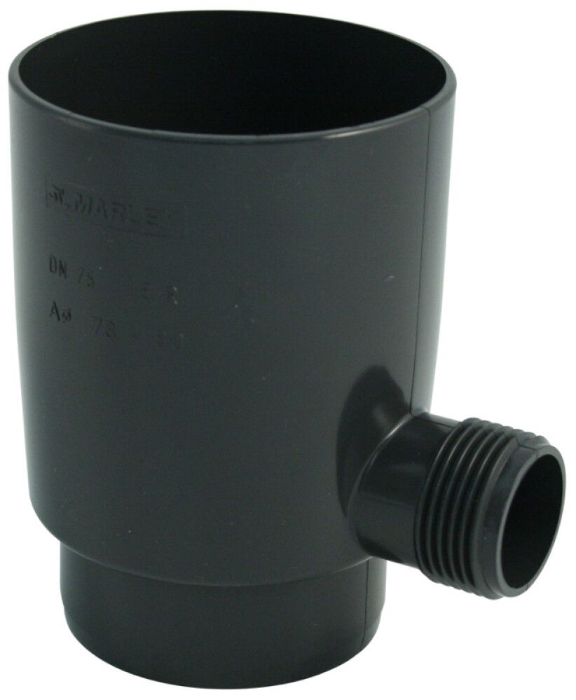 Sadevedenkerääjä Marley DN 75 antrasiitti