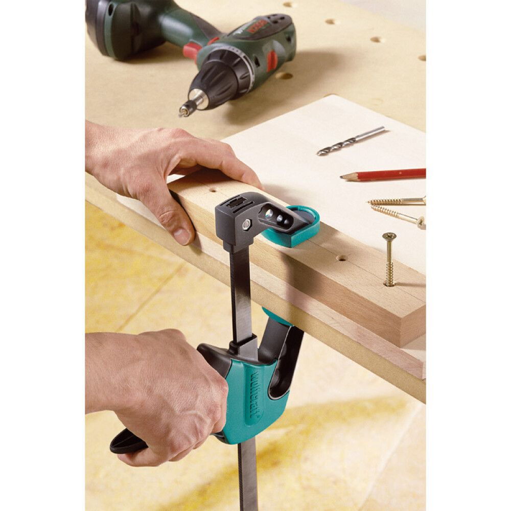 Yhden käden puristin Wolfcraft EHZ Easy 75-150 mm