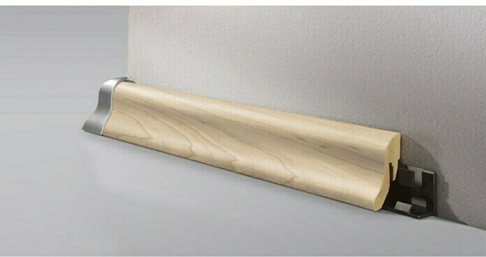 Jalkalista Logoclic K40 Ahorn Appalachia MDF 22 x 40 x 2600 mm