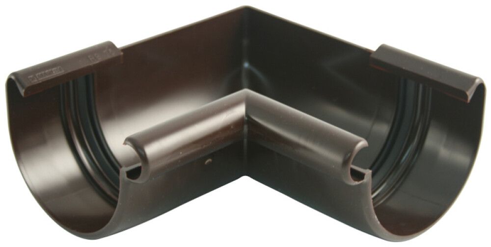 Räystäskourun sisäkulma 90° Marley 75 mm ruskea