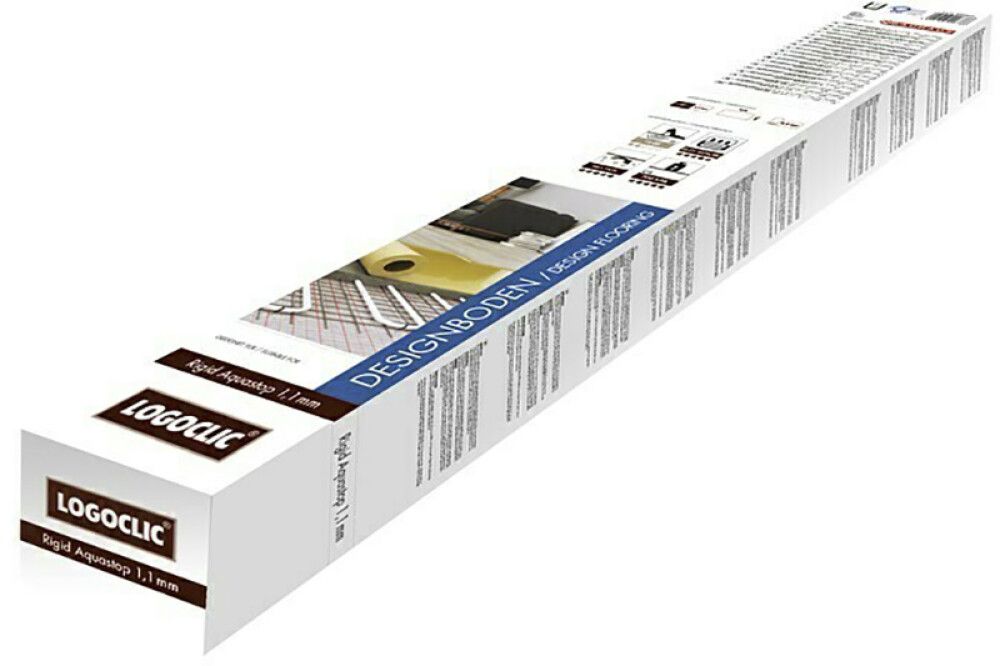 Alusmateriaali Logoclic Rigid Aquastop 1,1 mm