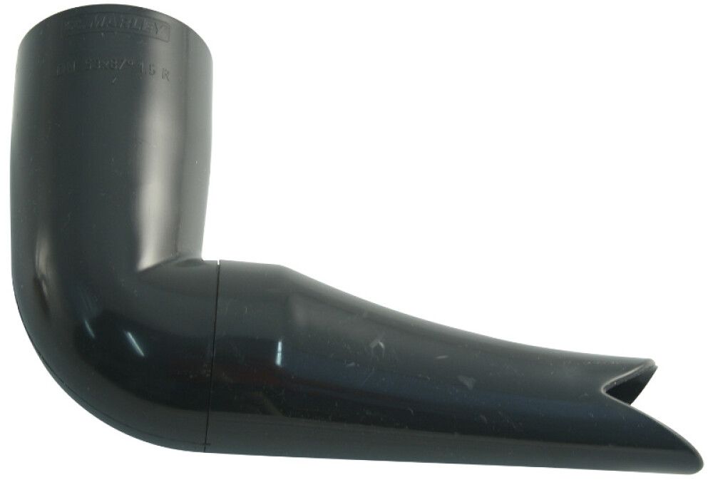 Veden ulosheittokappale Marley DN 53 antrasiitti