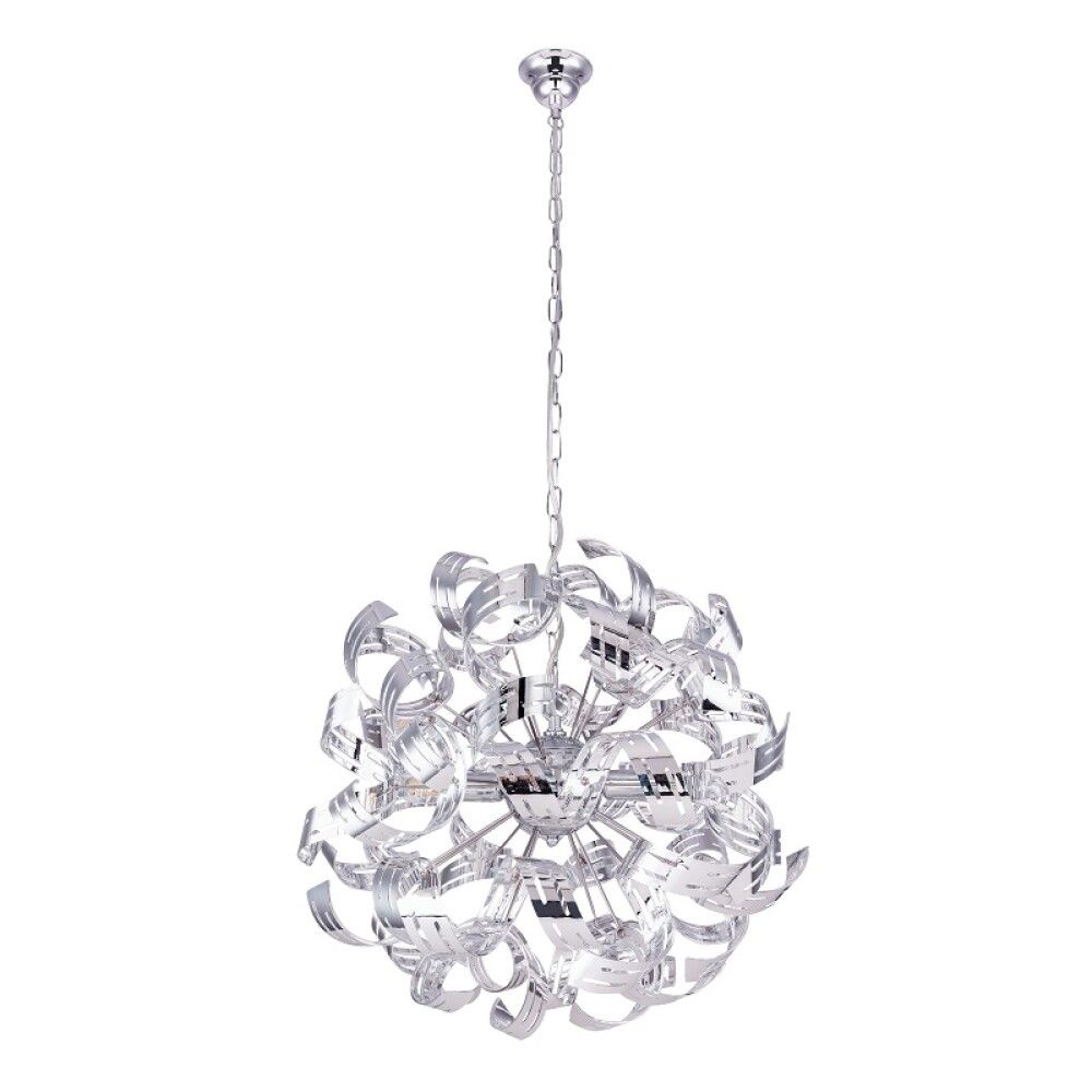 Riippuvalaisin Globo Falla kromi Ø 50 cm