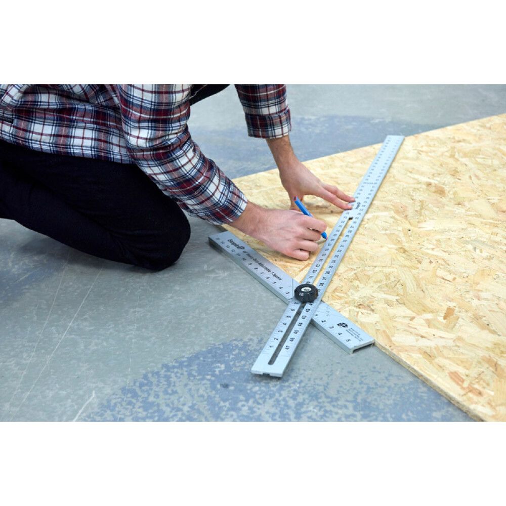 T-suorakulma Empire säädettävät asteet 1220 mm