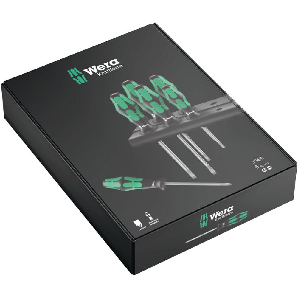 Ruuvimeisselisarja Wera Kraftform Plus 6-os