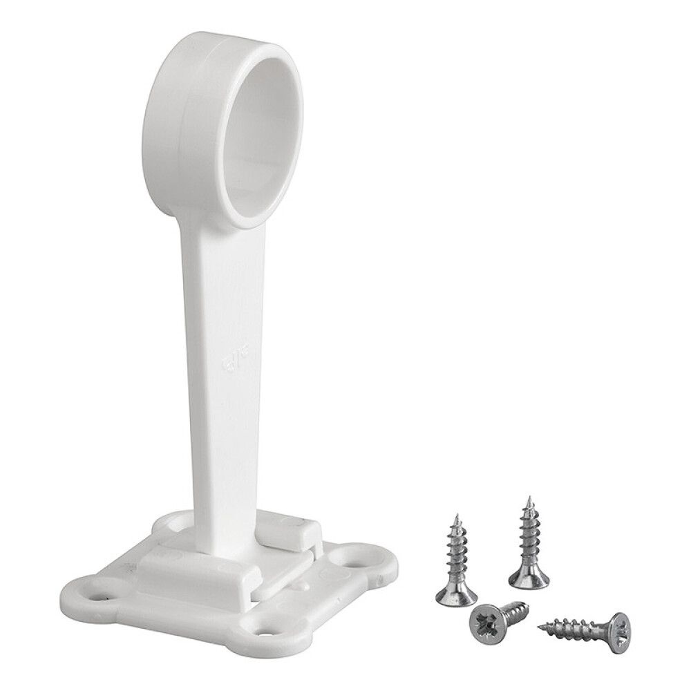 Keskikannatin vaatetangolle Elfa Classic valkoinen 44 x 44 x 95 mm