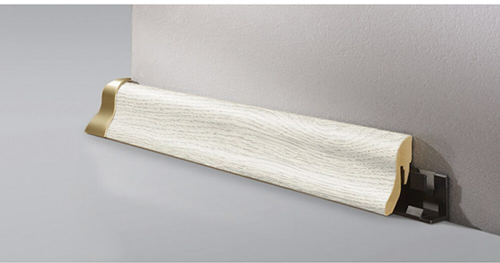 Jalkalista Logoclic K40 Tammi Diamant MDF 22 x 40 x 2600 mm