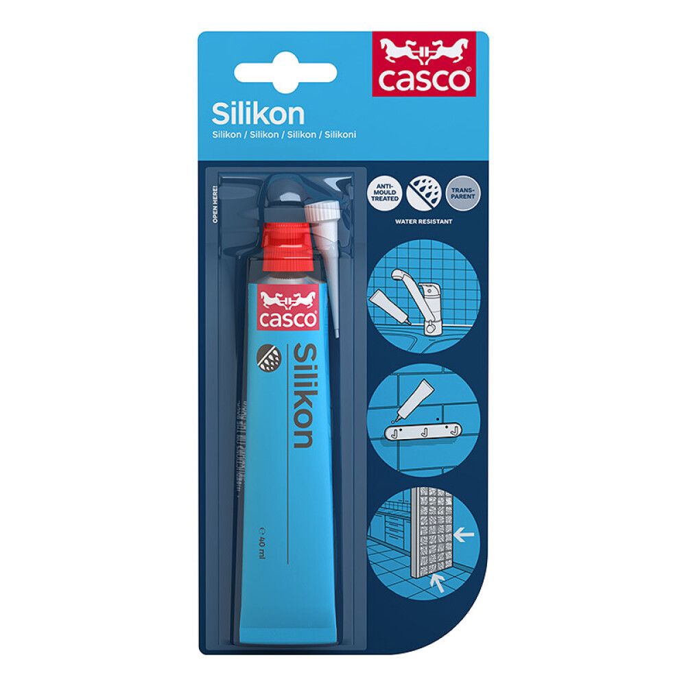 Silikoni Casco 40 ml Väritön