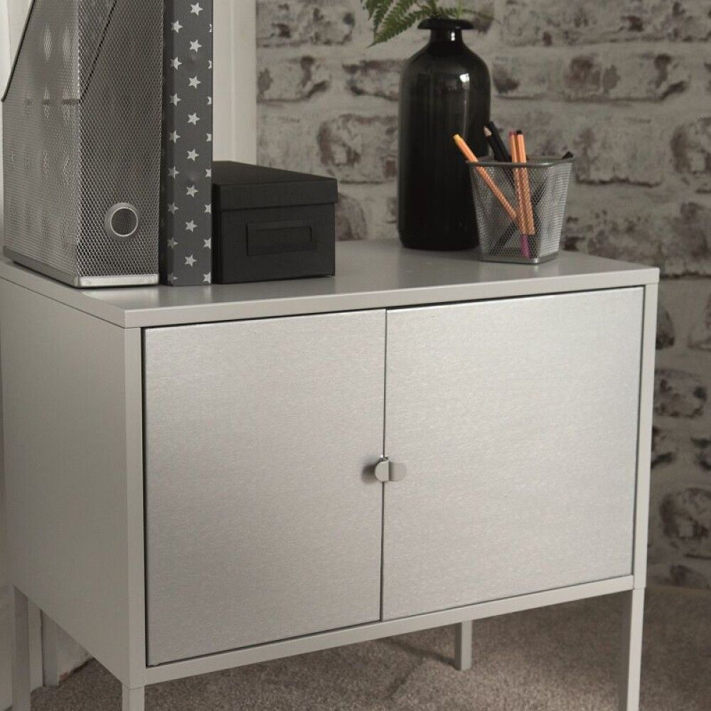 Kontaktimuovi D-C-Fix Brush Silver 45 x 150 cm