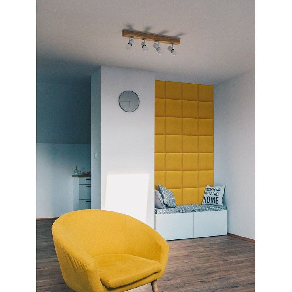 Verhoiltu seinäpaneeli Fllow Velvet Okra 41 30X30