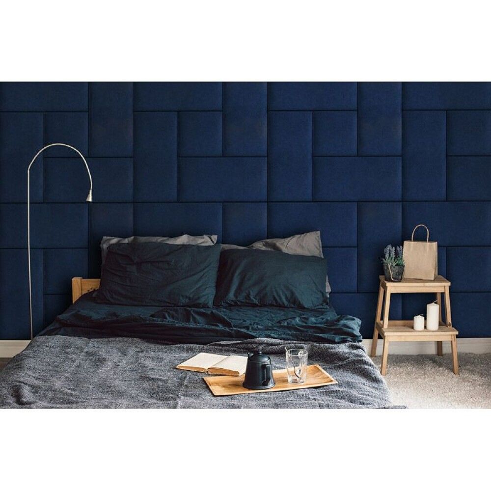 Verhoiltu seinäpaneeli Fllow Velvet Sininen 81 30X60