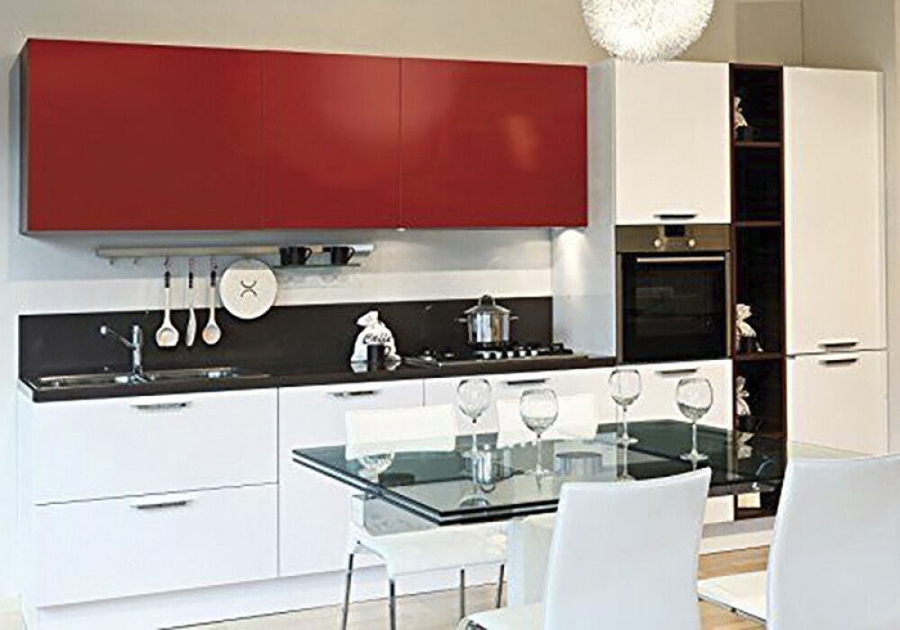 Kontaktimuovi D-C-Fix Punainen kiiltävä 45 x 200 cm