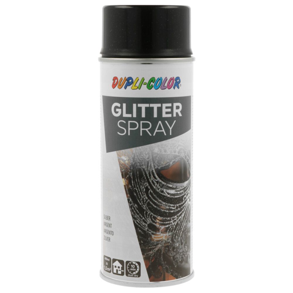 Spraymaali Dupli-Color Glitter Spray hopea 400 ml