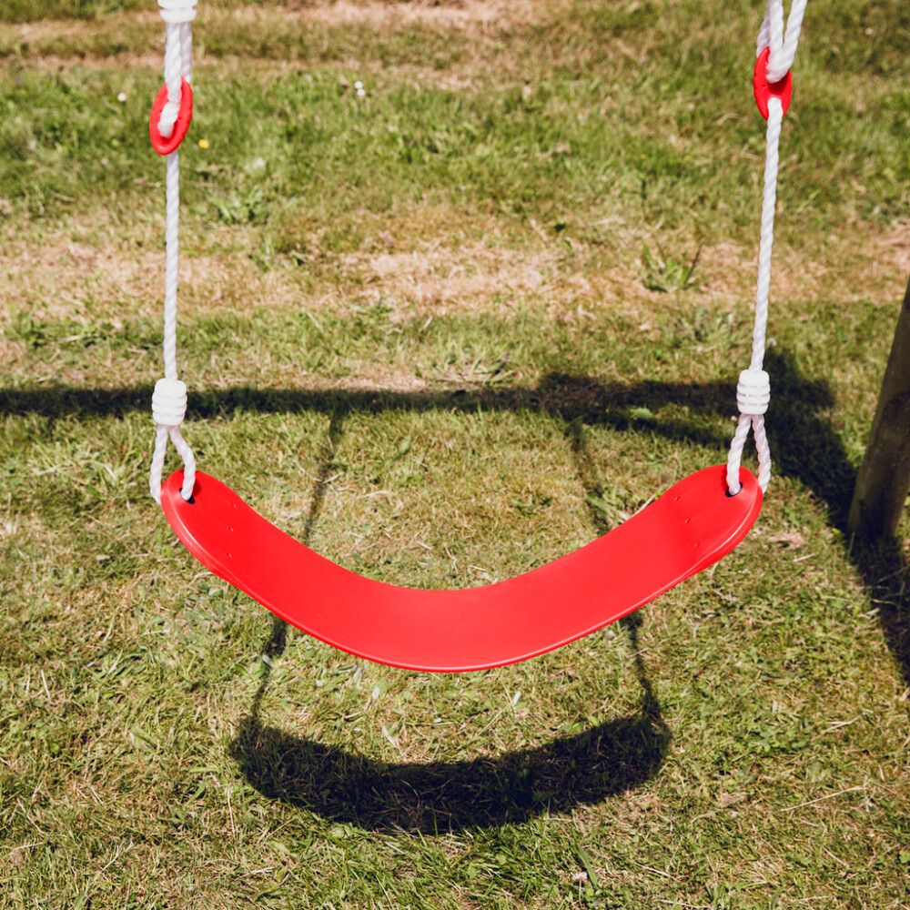 Keinuistuin pehmeä punainen