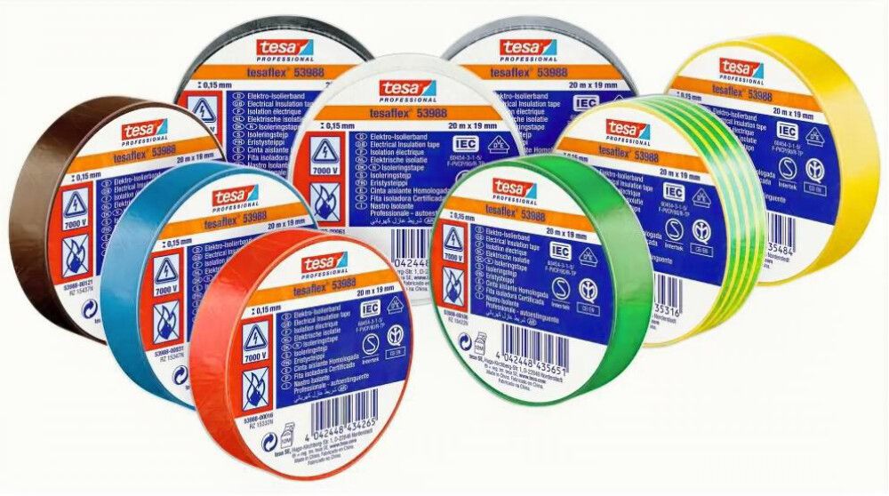 Eristyseippi Tesa Valkoinen 25 m x 50 mm