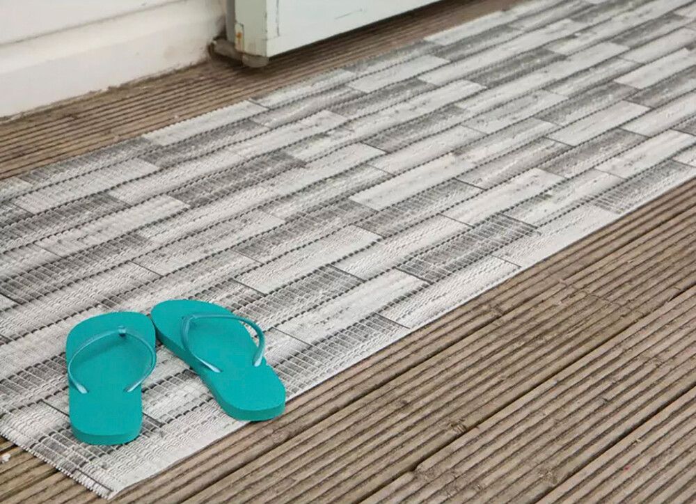 Kosteantilanmatto D-C-Fix Riverside Harmaa 65 cm