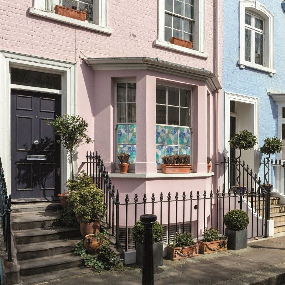 Kontaktimuovi D-C-Fix Sinivihreä Kukka 45 x 200 cm