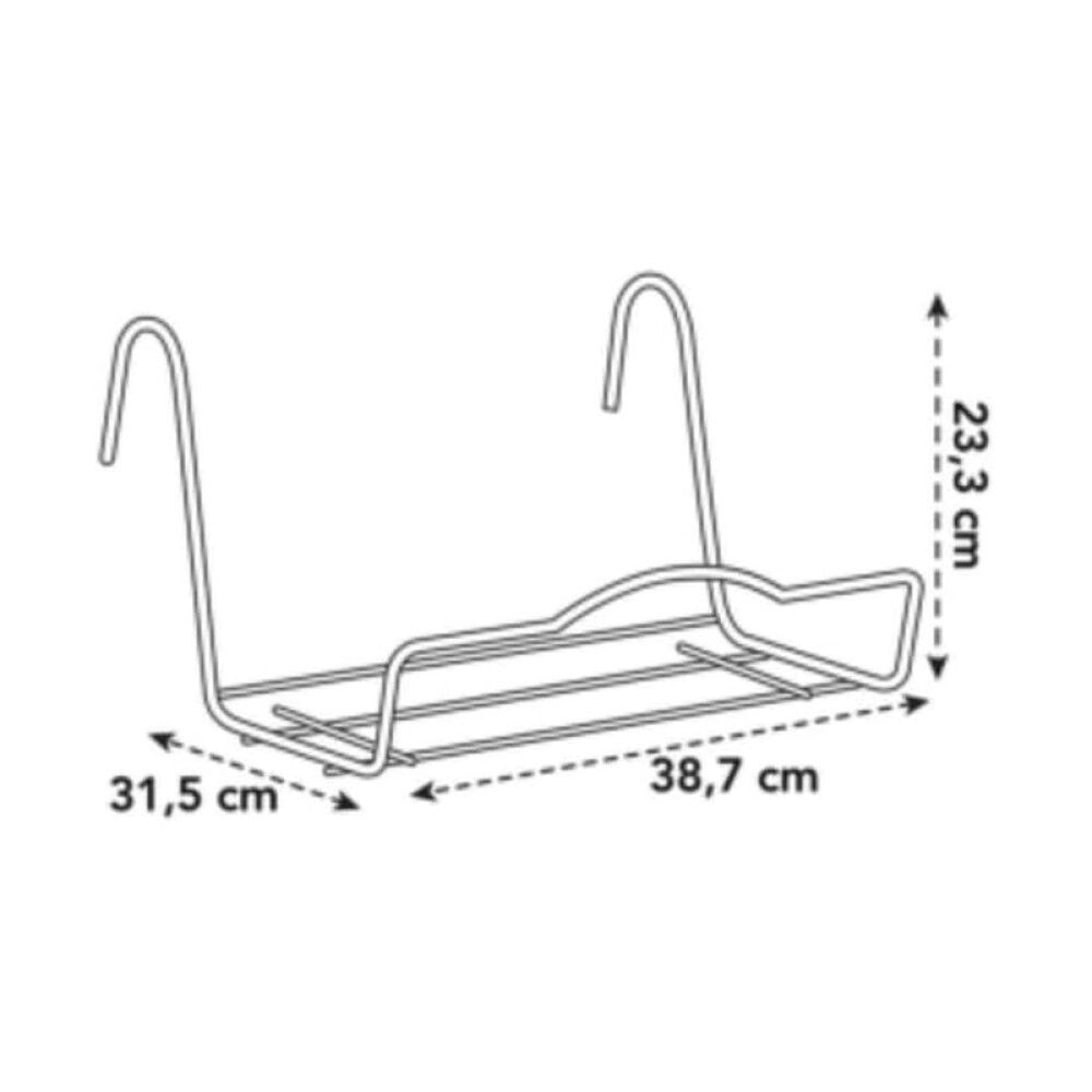 Parvekekannake Elho Barcelona 50 cm parvekelaatikolle