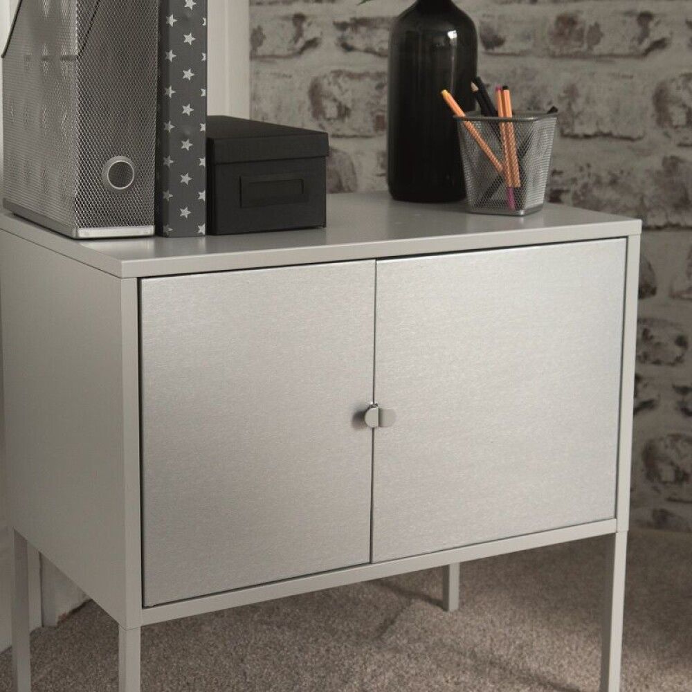 Kontaktimuovi D-C-Fix Brush Silver 67,5 x 150 cm