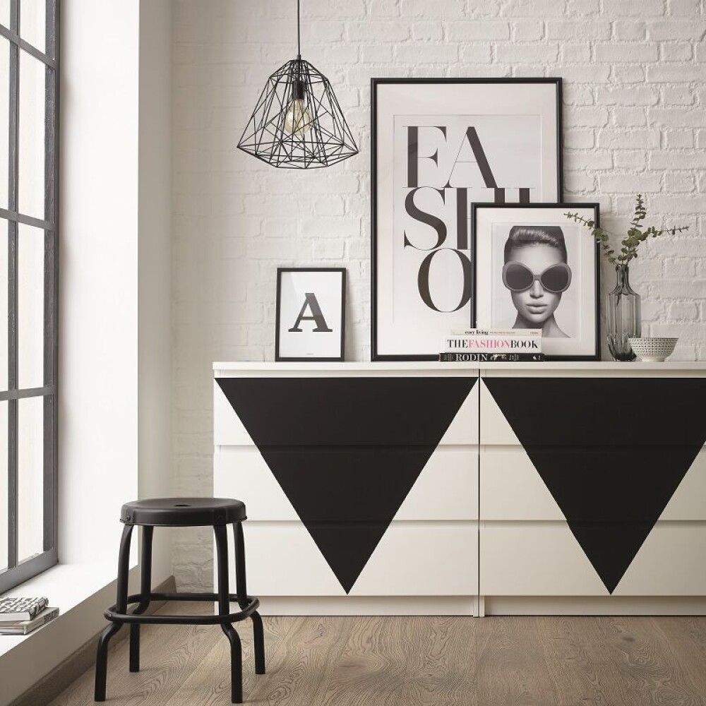 Kontaktimuovi D-C-Fix Musta Matta 45 x 200 cm