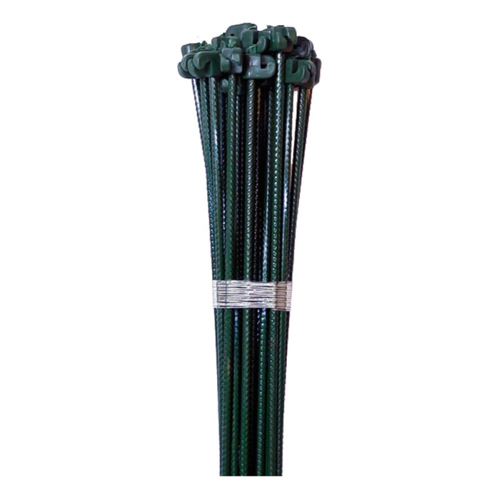Harjaterästolppa vihreä 8 mm x 110 cm