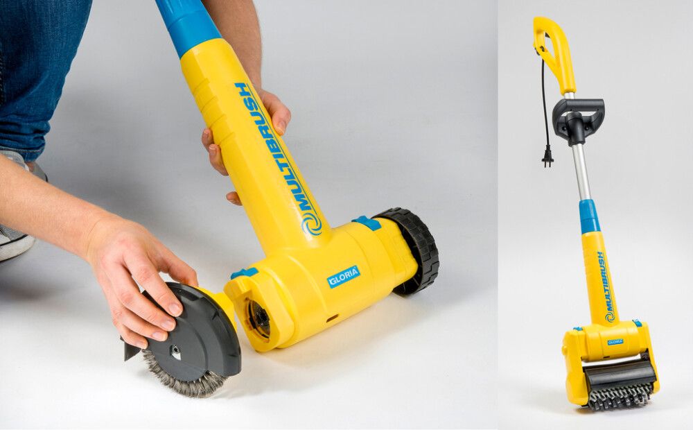 Kivipintojen puhdistusharja Gloria Multibrush Ø 10 cm