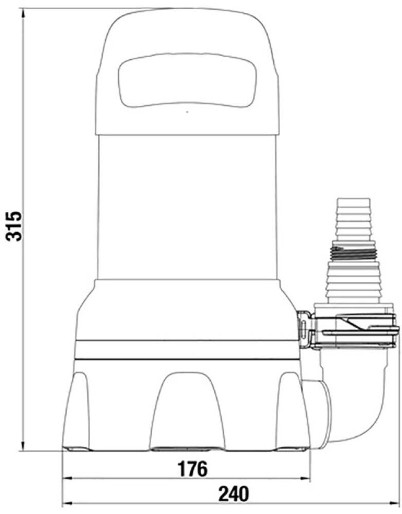 Uppopumppu Gardena 11000