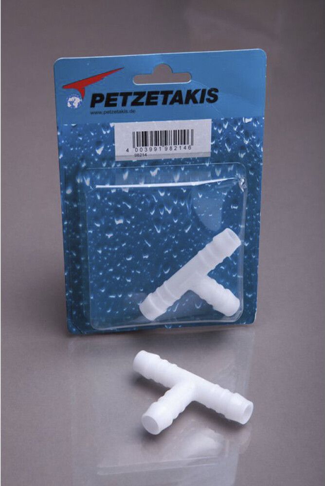 T-liitinkappale muovi 6 mm