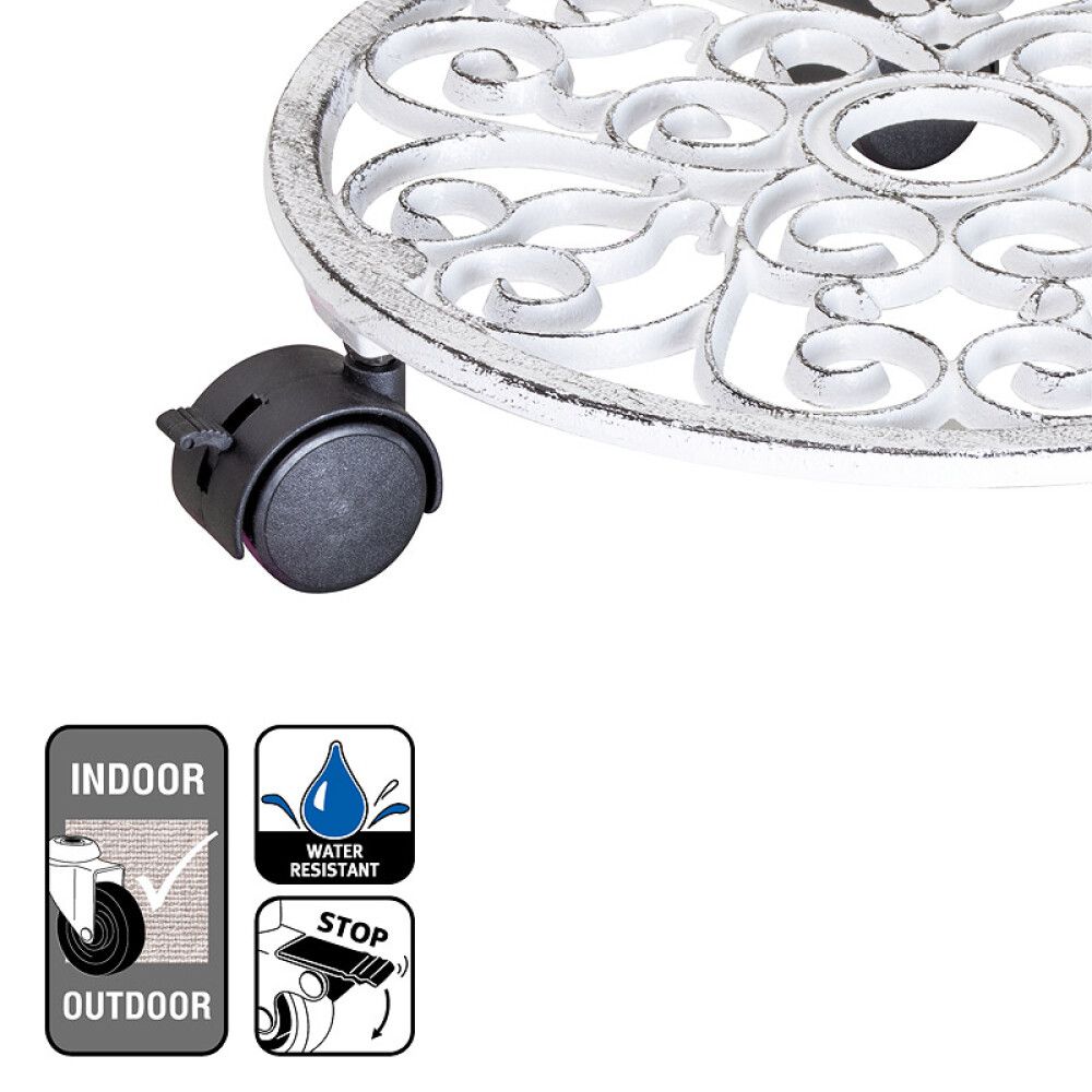 Ruukunalunen Antik 29 cm valkoinen