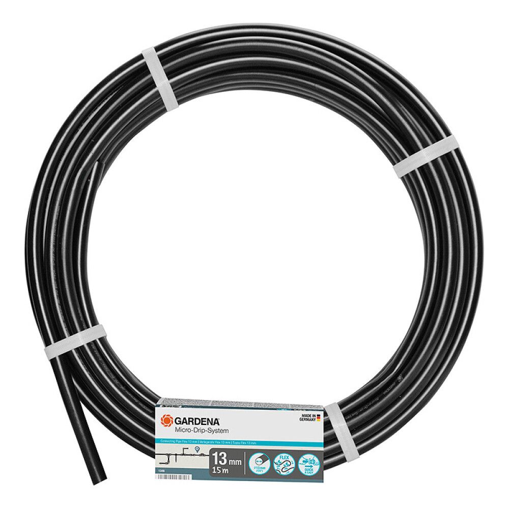 Runkoputki Gardena Flex Micro-Drip musta Ø 13 mm x 15 m