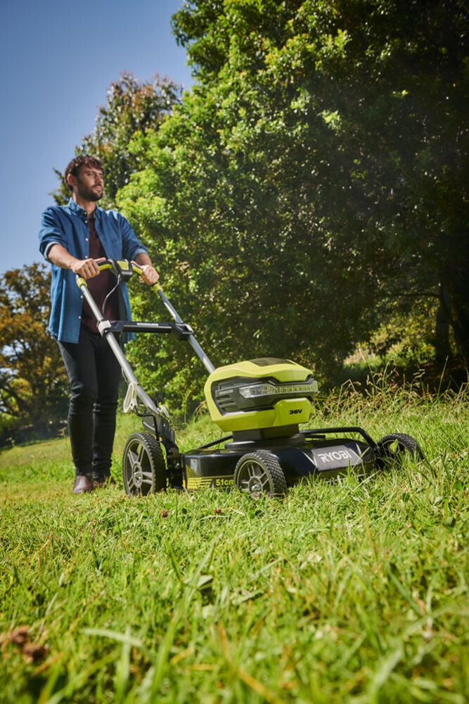 Akkuruohonleikkuri Ryobi RY36LMMX51A-140