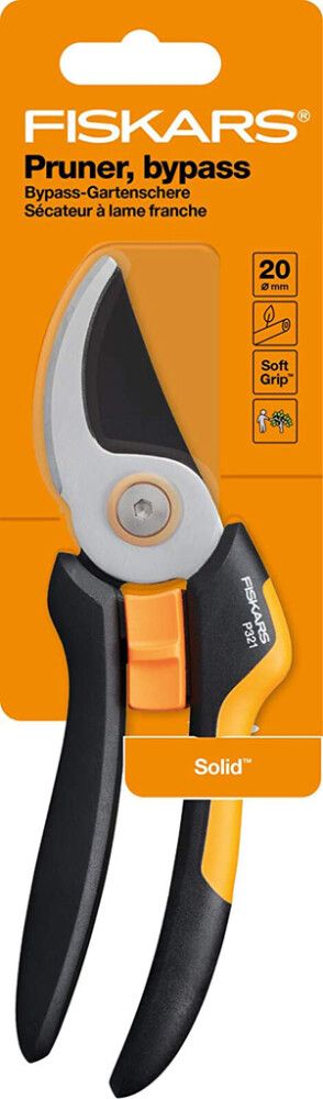 Oksasakset Fiskars Solid M P321 ohileikkaavat