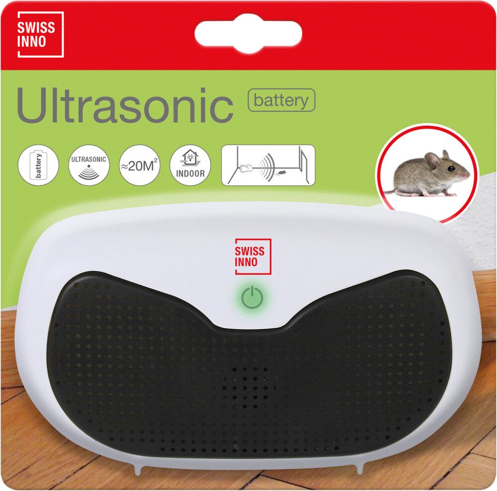Jyrsijöiden Ultraäänikarkotin Swissinno paristokäyttöinen
