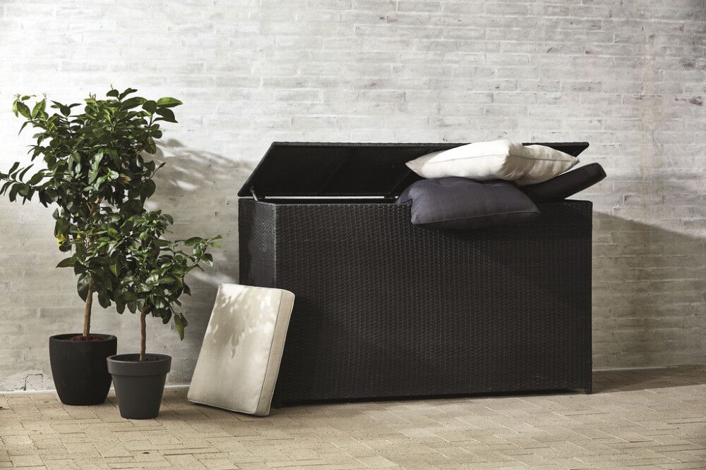 Säilytyslaatikko Barbuda 160 x 97 x 75 cm musta