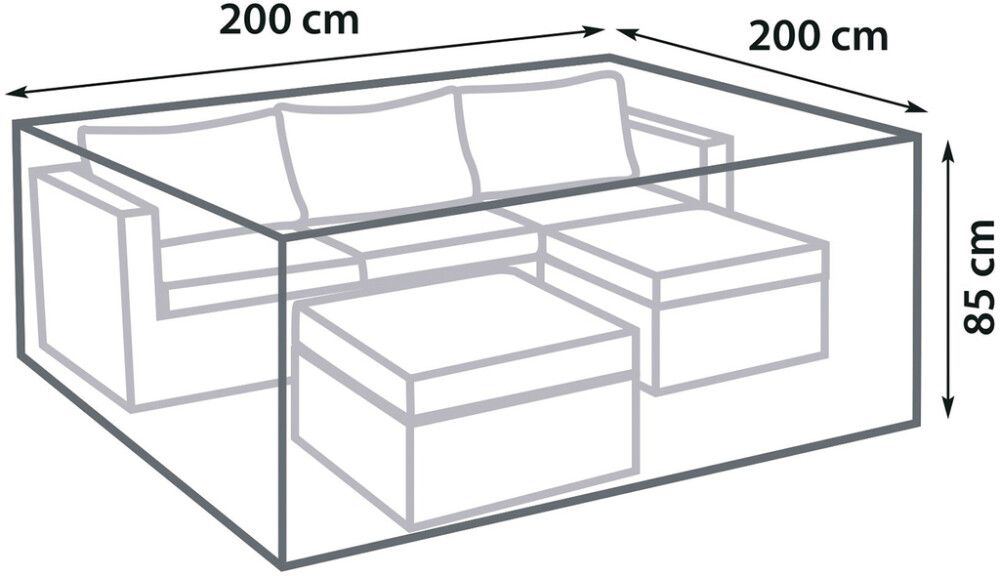 Kalustesuoja SunFun 200 x 200 x 85 cm