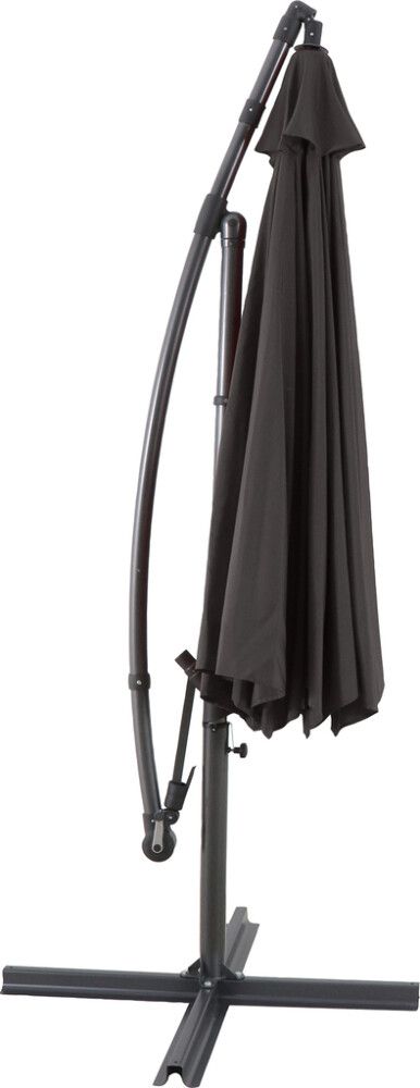 Aurinkovarjo SunFun Milano Ø 350 cm Antrasiitti