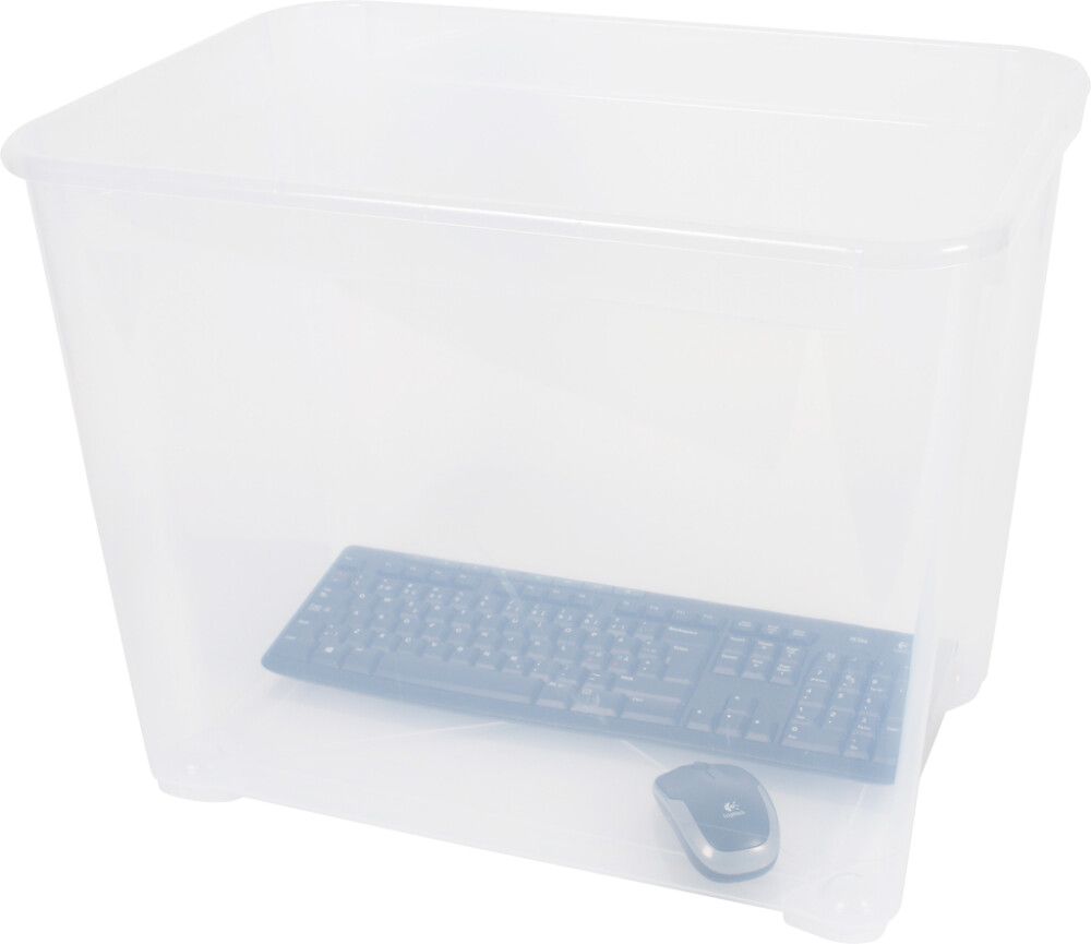SÄILYTYSLAATIKKO CLEAR BOX XL 65L